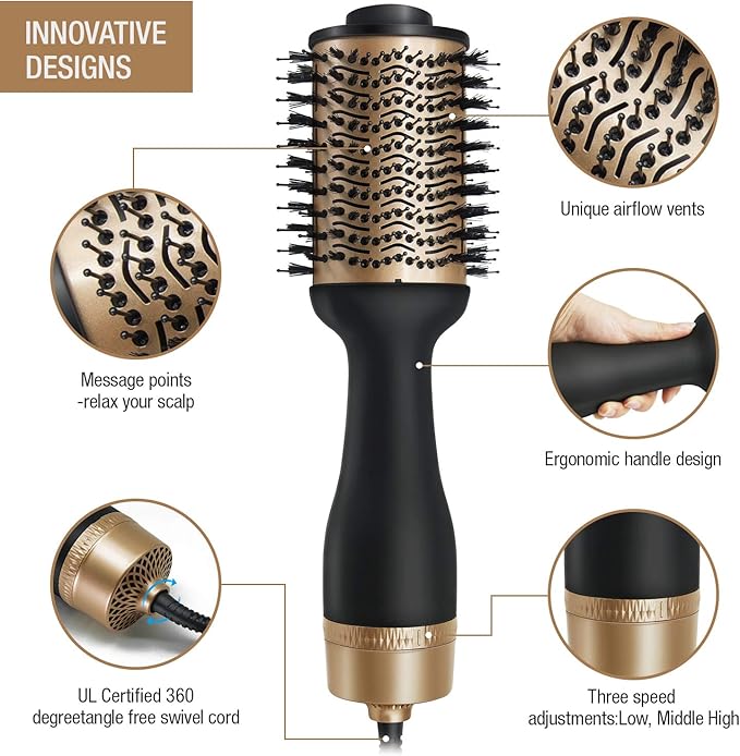 Combo Keratina Plancha y cepillo secador